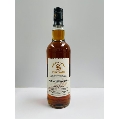 Glenlossie 12 Year Old 2012 1st Fill Oloroso Sherry Butts & Bourbon Hogsheads Signatory Vintage 100 Proof Edition #35 Speyside Single Malt Scotch Whisky 70cl 57.1%